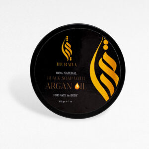 All-Natural Black Soap with Argan Oil